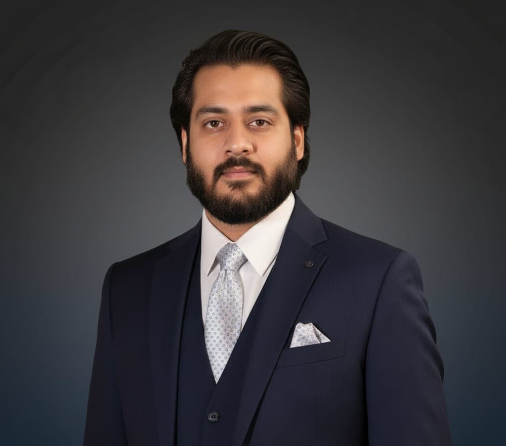 Portrait of Shaheryar Amir, Founder & CEO